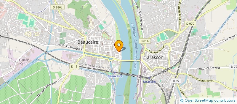 localisation de l'entreprise MONSIEUR BRUNO FORTEPAULE  BEAUCAIRE