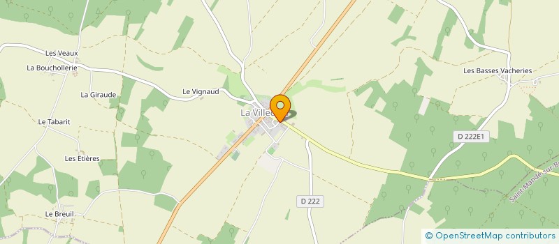 localisation de l'entreprise MONSIEUR BRUNO FORTIN à LA VILLEDIEU