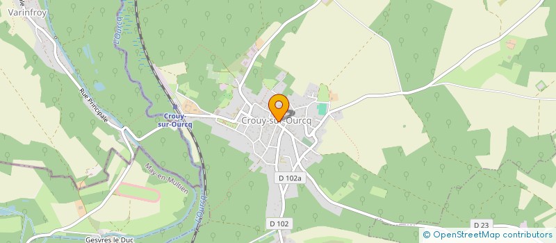 localisation de l'entreprise MONSIEUR BRUNO FOUCART à CROUY-SUR-OURCQ