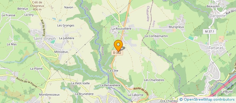 localisation de l'entreprise MONSIEUR BRUNO FOUCAUD  CHABANIERE