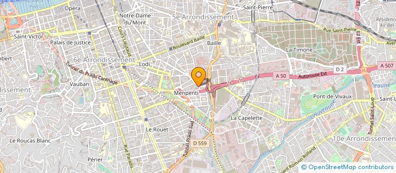localisation de l'entreprise MONSIEUR BRUNO FOUCHET à MARSEILLE