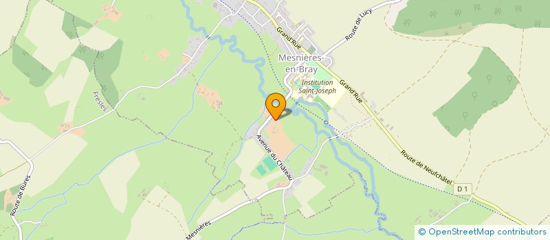 localisation de l'entreprise MONSIEUR BRUNO FOURCIN  MESNIERES-EN-BRAY