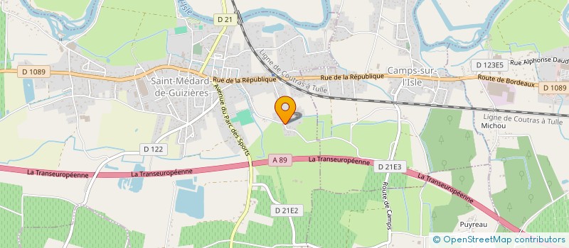 localisation de l'entreprise MONSIEUR BRUNO FOURNIAL  COUTRAS