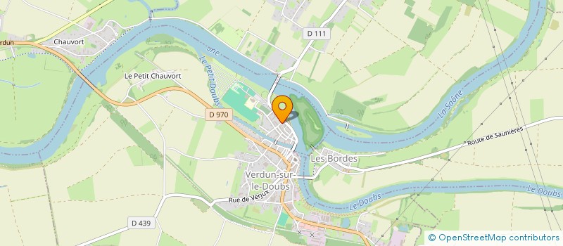 localisation de l'entreprise MONSIEUR BRUNO FOURNIER à VERDUN-SUR-LE-DOUBS