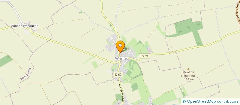 localisation de l'entreprise MONSIEUR BRUNO FOURNIER  WARLUS