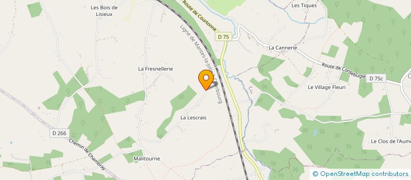 localisation de l'entreprise MONSIEUR BRUNO FOURNIER  COURTONNE-LA-MEURDRAC