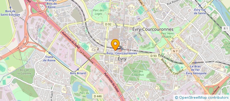 localisation de l'entreprise MONSIEUR BRUNO FRAISSE à EVRY-COURCOURONNES