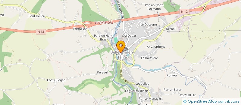 localisation de l'entreprise MONSIEUR BRUNO FRANCART  BELLE-ISLE-EN-TERRE