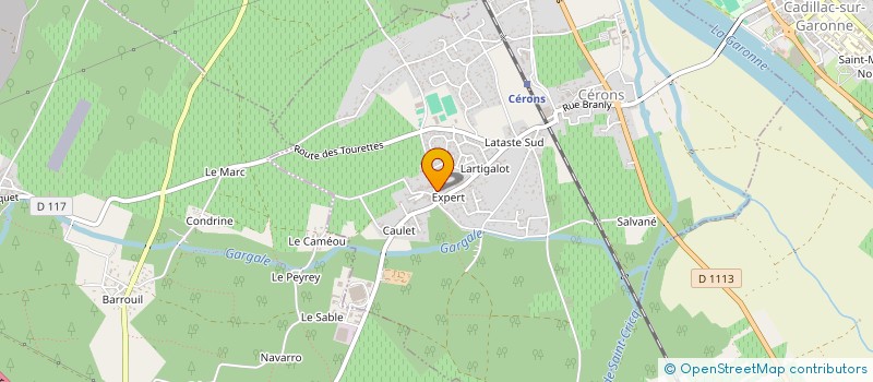 localisation de l'entreprise MONSIEUR BRUNO FRANCOIS CARRERE  CERONS