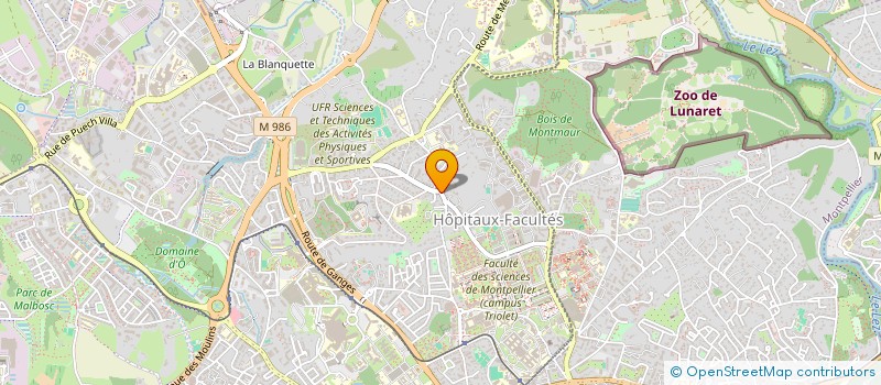 localisation de l'entreprise MONSIEUR BRUNO FRANGNE à MONTPELLIER