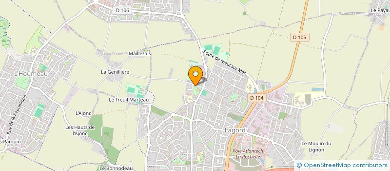 localisation de l'entreprise MONSIEUR BRUNO FREMOND  LAGORD