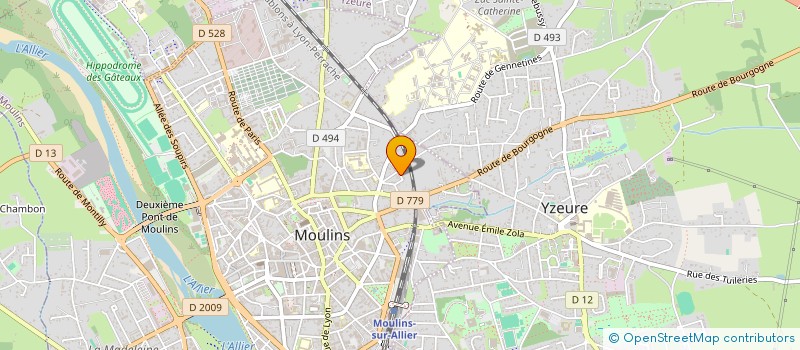 localisation de l'entreprise MONSIEUR BRUNO FREVAL à MOULINS