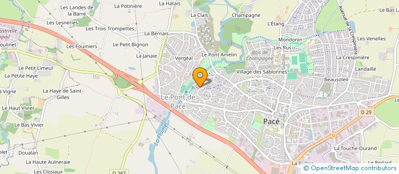 localisation de l'entreprise MONSIEUR BRUNO FRIDEL  LE RHEU