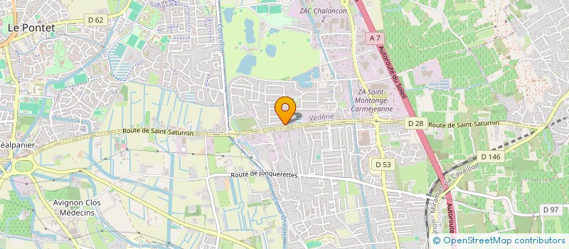 localisation de l'entreprise MONSIEUR BRUNO FROMENTO  VEDENE