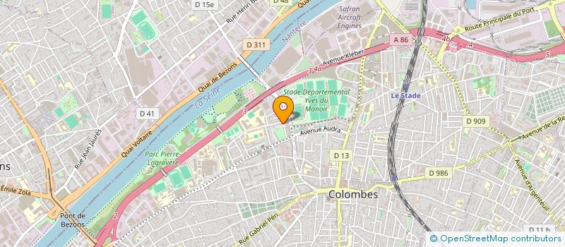localisation de l'entreprise MONSIEUR BRUNO FROMENTOT  COLOMBES