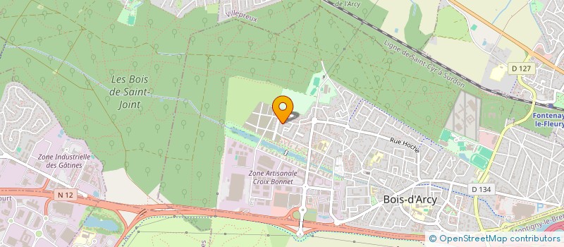 localisation de l'entreprise MONSIEUR BRUNO FRUTON  BOIS-D'ARCY