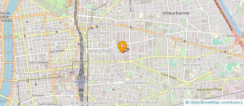 localisation de l'entreprise MONSIEUR BRUNO FUENTES  VILLEURBANNE