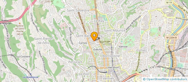 localisation de l'entreprise MONSIEUR BRUNO FULCONIS à NICE