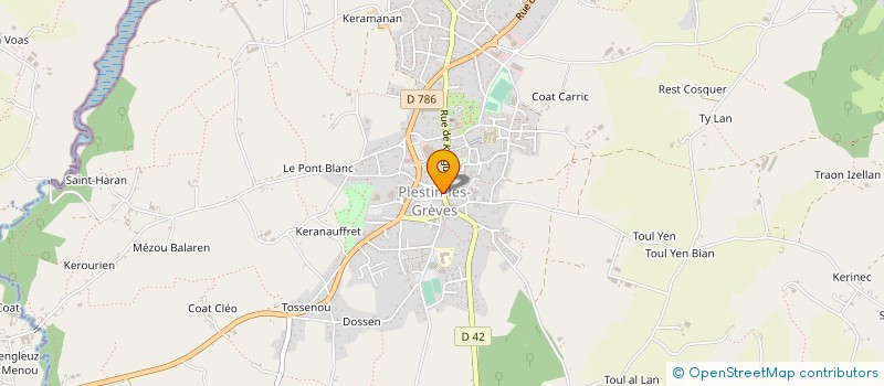localisation de l'entreprise MONSIEUR BRUNO FUSTEC à PLESTIN-LES-GREVES