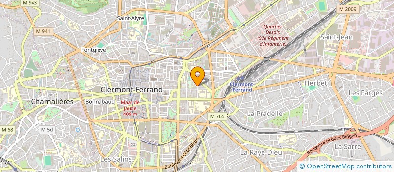 localisation de l'entreprise MONSIEUR BRUNO FUZET  CLERMONT-FERRAND