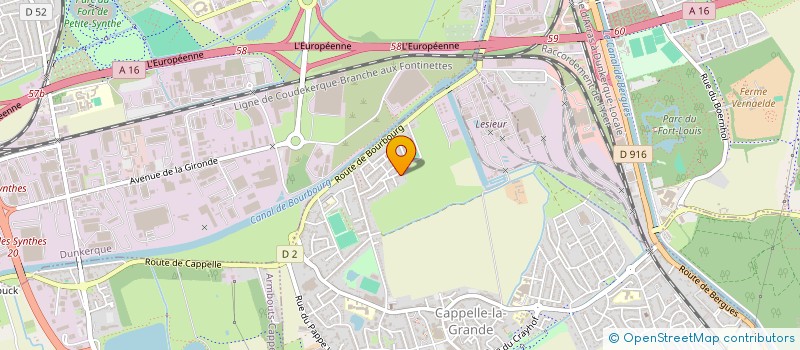 localisation de l'entreprise MONSIEUR BRUNO FYVEY  CAPPELLE-LA-GRANDE