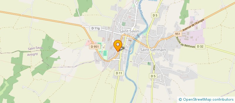localisation de l'entreprise MONSIEUR BRUNO GABLIN à ANTIGNY