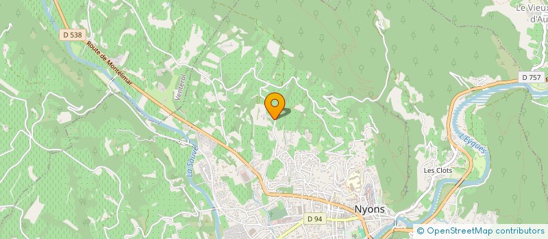 localisation de l'entreprise MONSIEUR BRUNO GACHET-MAUROZ à NYONS