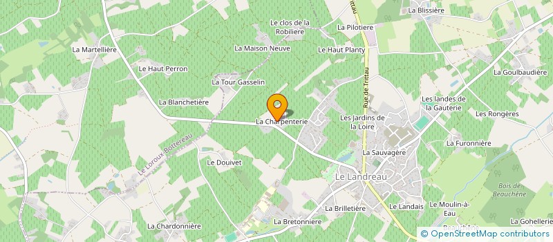 localisation de l'entreprise MONSIEUR BRUNO GAILLARD à LE LANDREAU