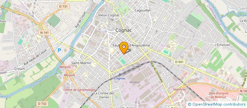 localisation de l'entreprise MONSIEUR BRUNO GAILLARDOU à COGNAC