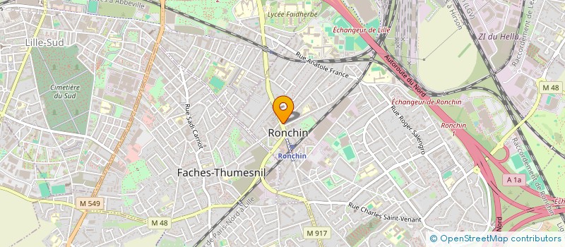 localisation de l'entreprise MONSIEUR BRUNO GALASSO à RONCHIN