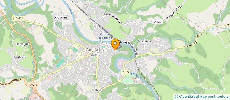 localisation de l'entreprise MONSIEUR BRUNO GALLINEAUD  CAMBO-LES-BAINS