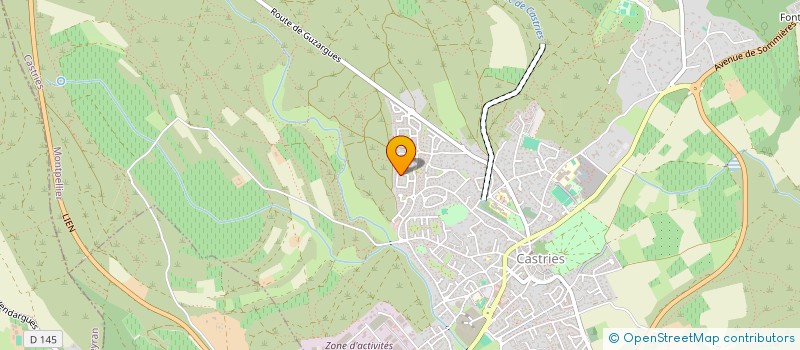 localisation de l'entreprise MONSIEUR BRUNO GALLOIS  CASTRIES