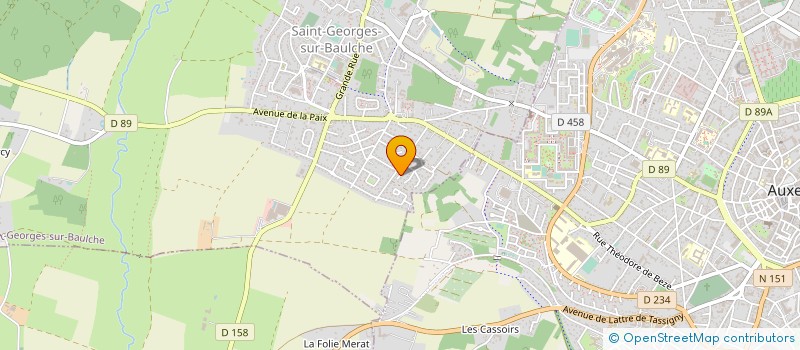 localisation de l'entreprise MONSIEUR BRUNO GALLON à SAINT-GEORGES-SUR-BAULCHE
