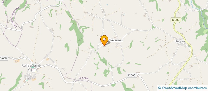 localisation de l'entreprise MONSIEUR BRUNO GALTIER  LA SELVE