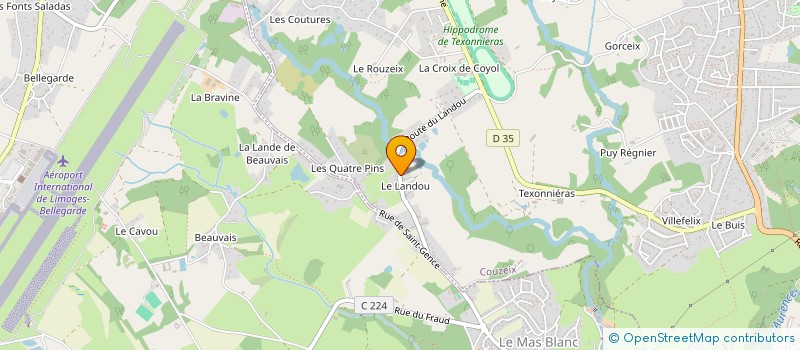 localisation de l'entreprise MONSIEUR BRUNO GAMOND à COUZEIX