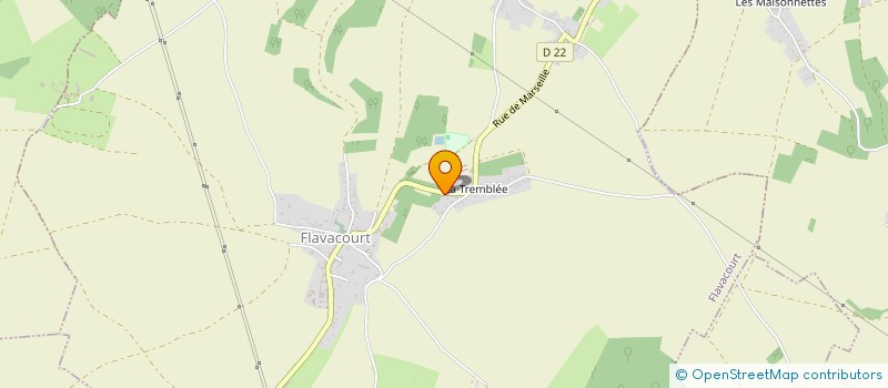 localisation de l'entreprise MONSIEUR BRUNO GARANT  FLAVACOURT