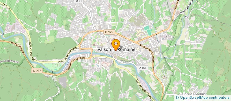 localisation de l'entreprise MONSIEUR BRUNO GARAVELLI  VAISON-LA-ROMAINE