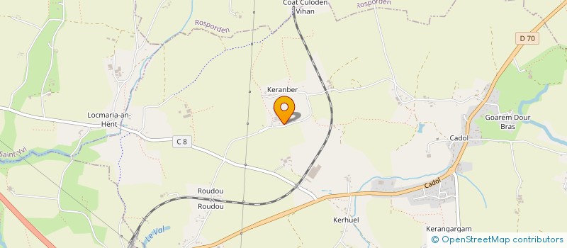 localisation de l'entreprise MONSIEUR BRUNO GARCIA  CONCARNEAU