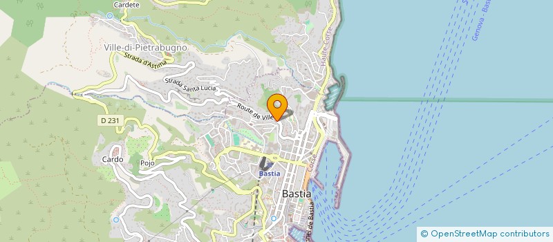 localisation de l'entreprise MONSIEUR BRUNO GARIBALDI à BASTIA