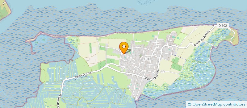 localisation de l'entreprise MONSIEUR BRUNO GARNIER  LOIX