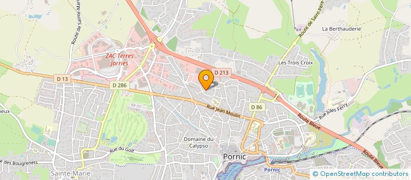 localisation de l'entreprise MONSIEUR BRUNO GARNIER à PORNIC