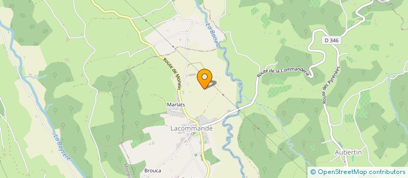 localisation de l'entreprise MONSIEUR BRUNO GARNIER  LACOMMANDE