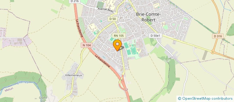 localisation de l'entreprise MONSIEUR BRUNO GARNIER  BRIE-COMTE-ROBERT