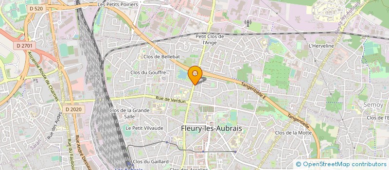 localisation de l'entreprise MONSIEUR BRUNO GASPAR à FLEURY-LES-AUBRAIS