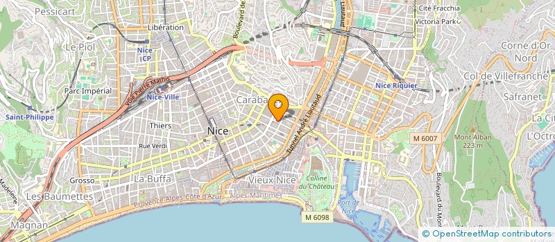 localisation de l'entreprise MONSIEUR BRUNO GASPARD à NICE