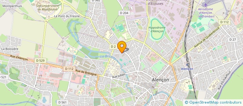 localisation de l'entreprise MONSIEUR BRUNO GASSE à ALENCON
