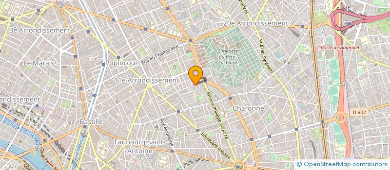 localisation de l'entreprise MONSIEUR BRUNO GAUDIN  PARIS