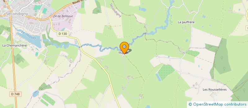 localisation de l'entreprise MONSIEUR BRUNO GAUTHIER  ALLONNE