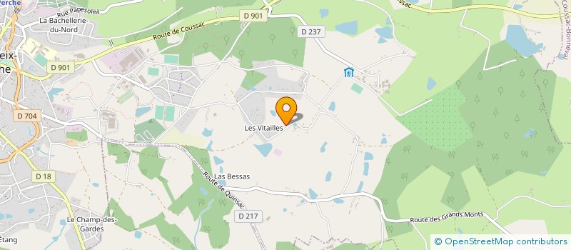 localisation de l'entreprise MONSIEUR BRUNO GAUTHIER  ST YRIEIX LA PERCHE