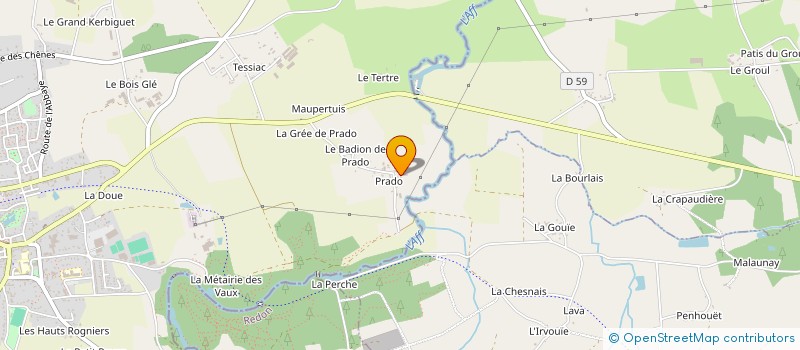 localisation de l'entreprise MONSIEUR BRUNO GAUTIER  GUER